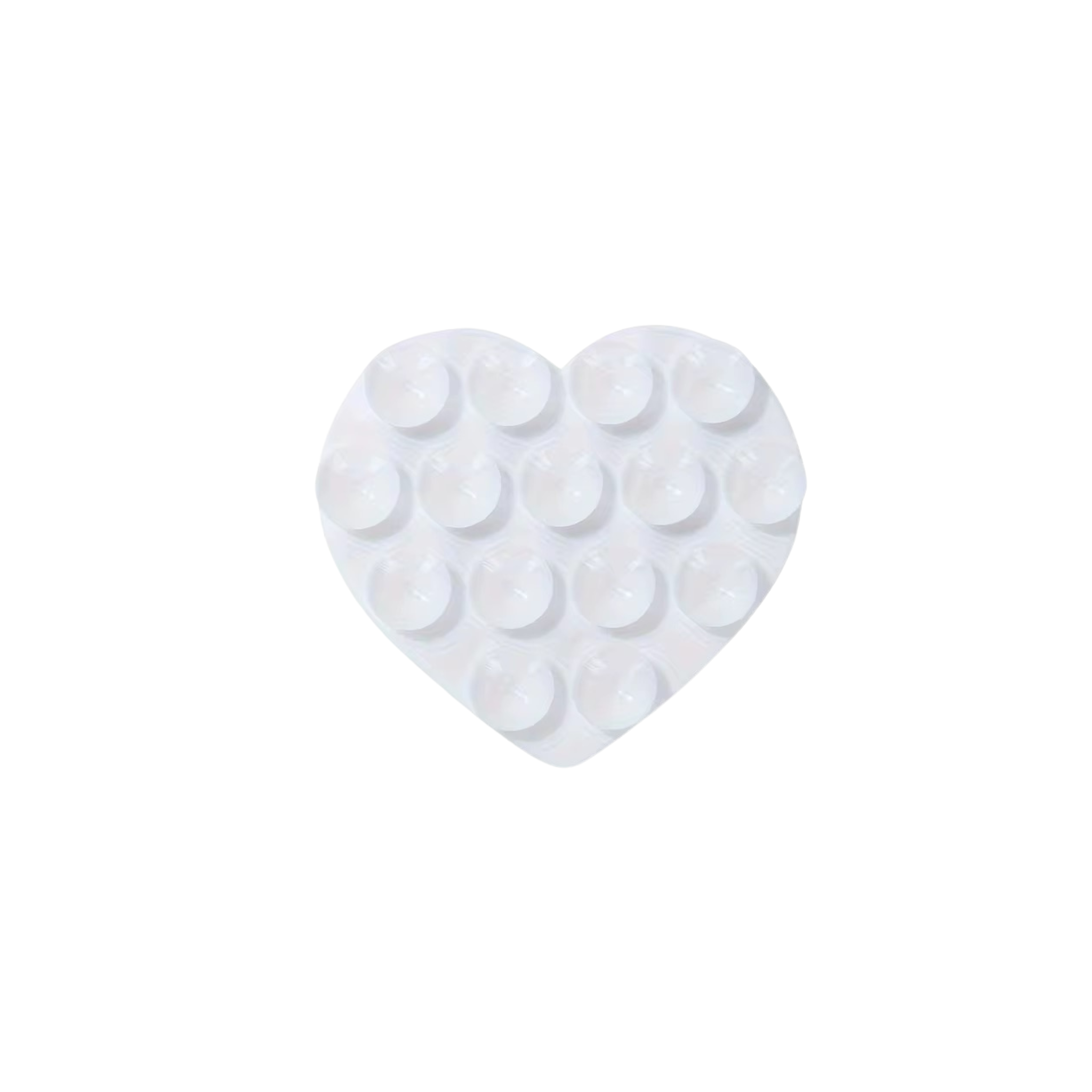Bundle 5 Ventose a Cuore Adesive per iPhone, Samsung e Smartphone – Colorate e Cute