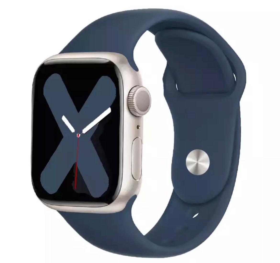 Silicon Strap Watch 42mm-44mm-45mm-49mm, Blue Abyss