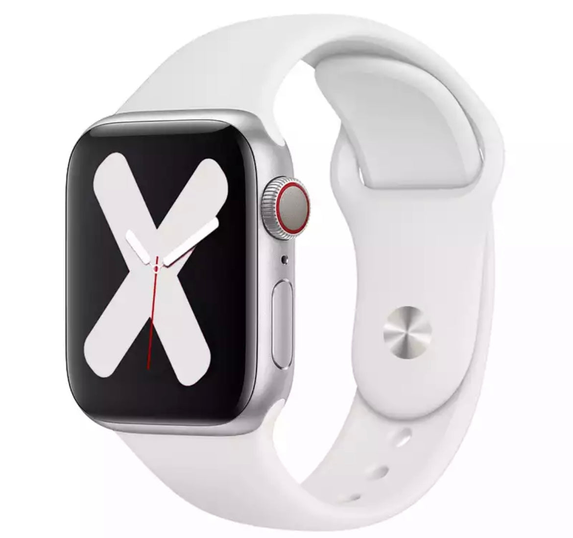 Silicon Strap Watch 42mm-44mm-45mm-49mm, White