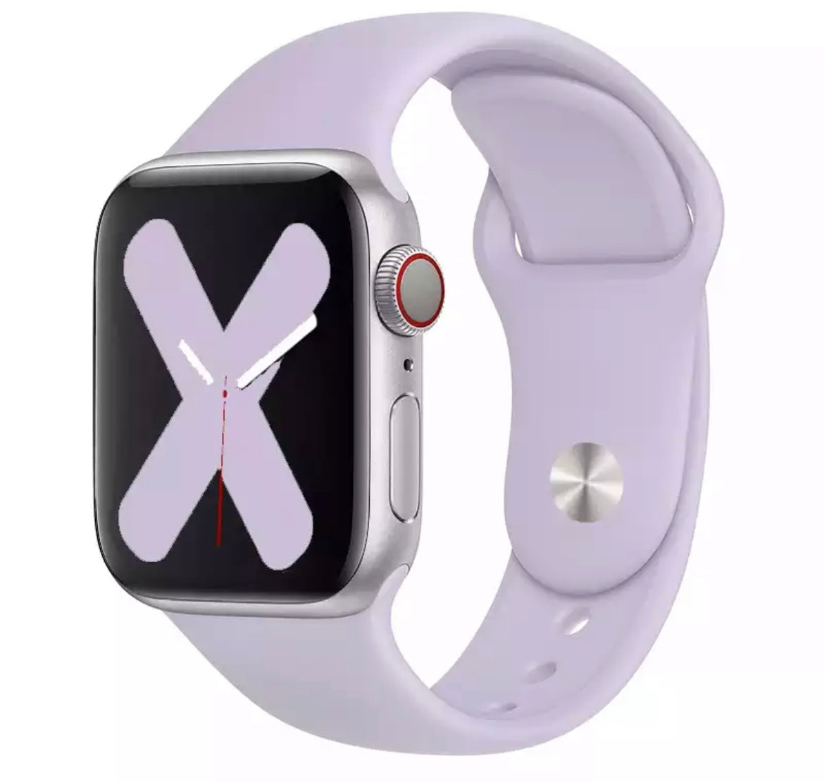 Silicon Strap Watch 42mm-44mm-45mm-49mm, Lavender