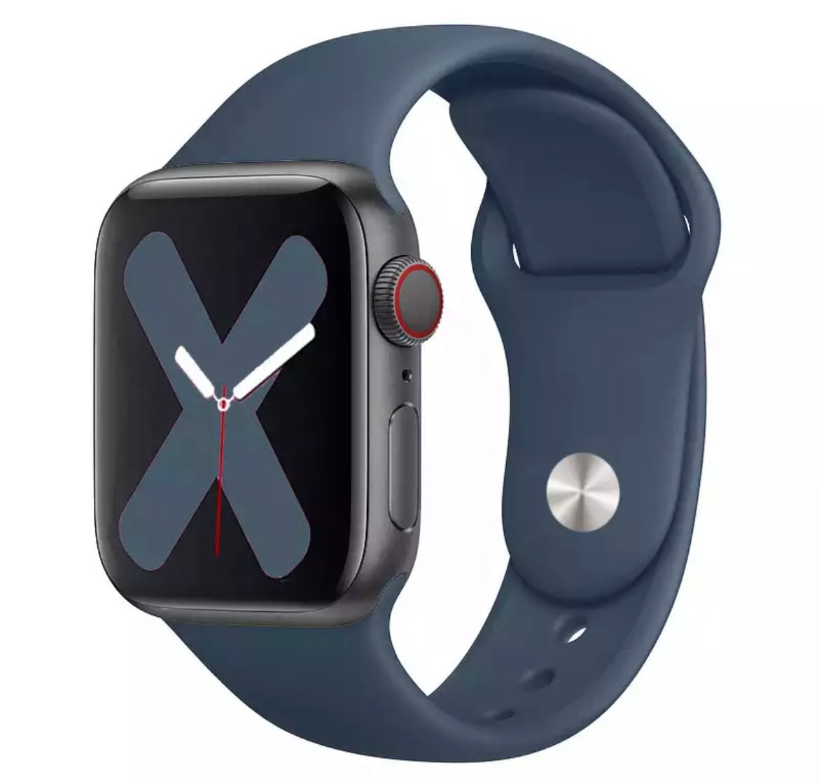 Silicon Strap Watch 42mm-44mm-45mm-49mm, Midnight Blue