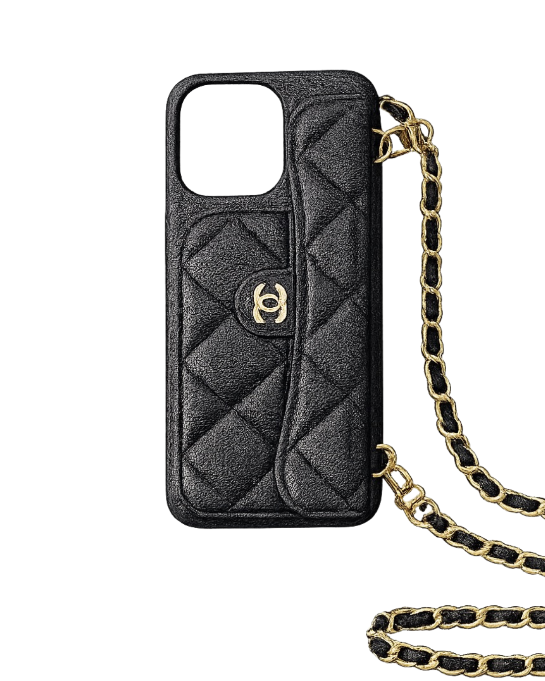 iPhone 15 Pro Max Purse Case – Elegant Chanel Style