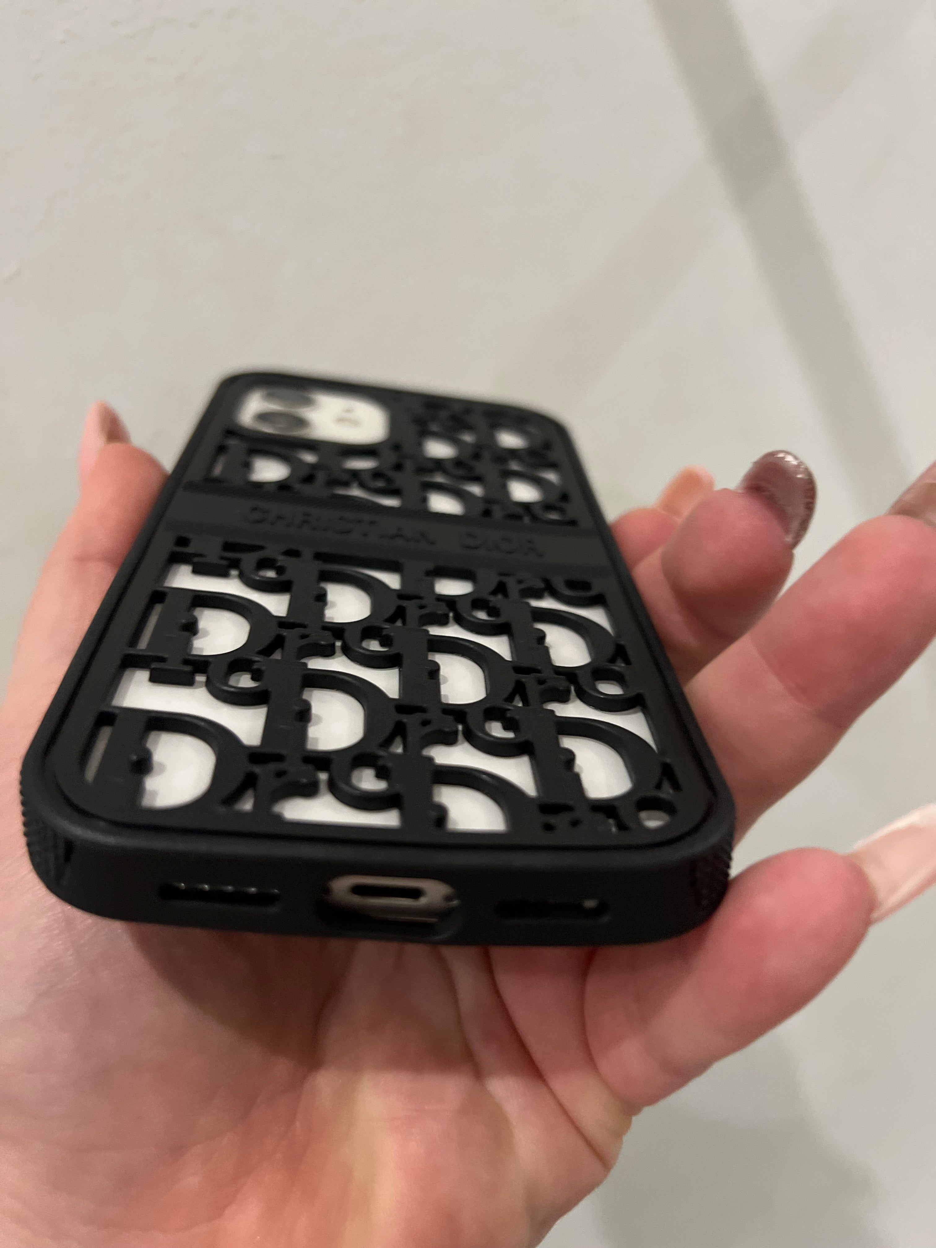 Christian Dior iPhone cover - Black