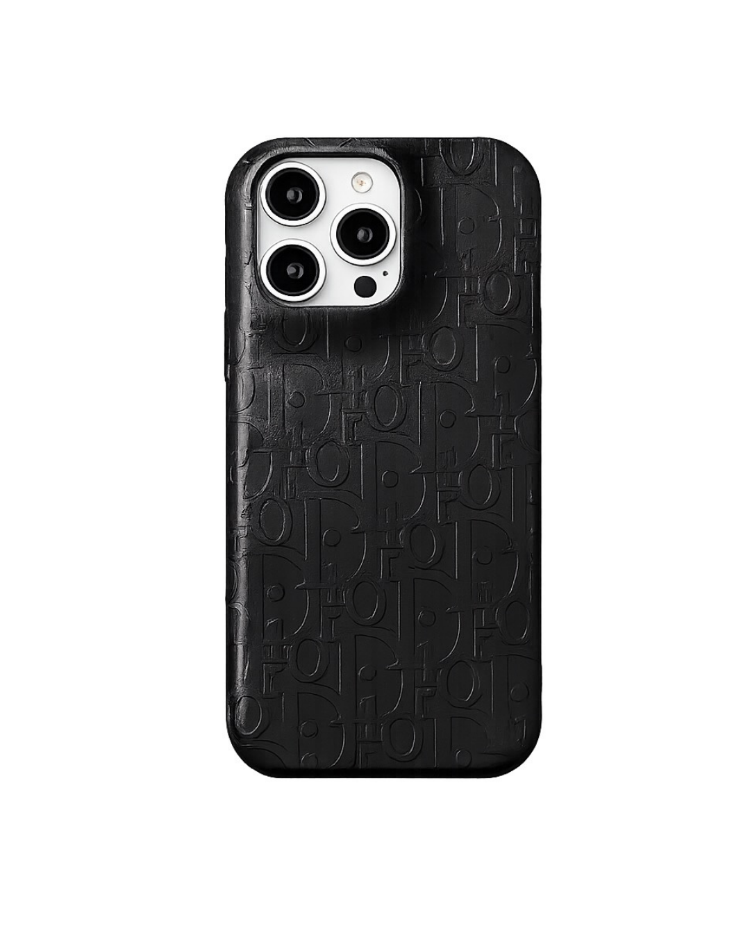 Cover iPhone Christian D ecopelle Nera