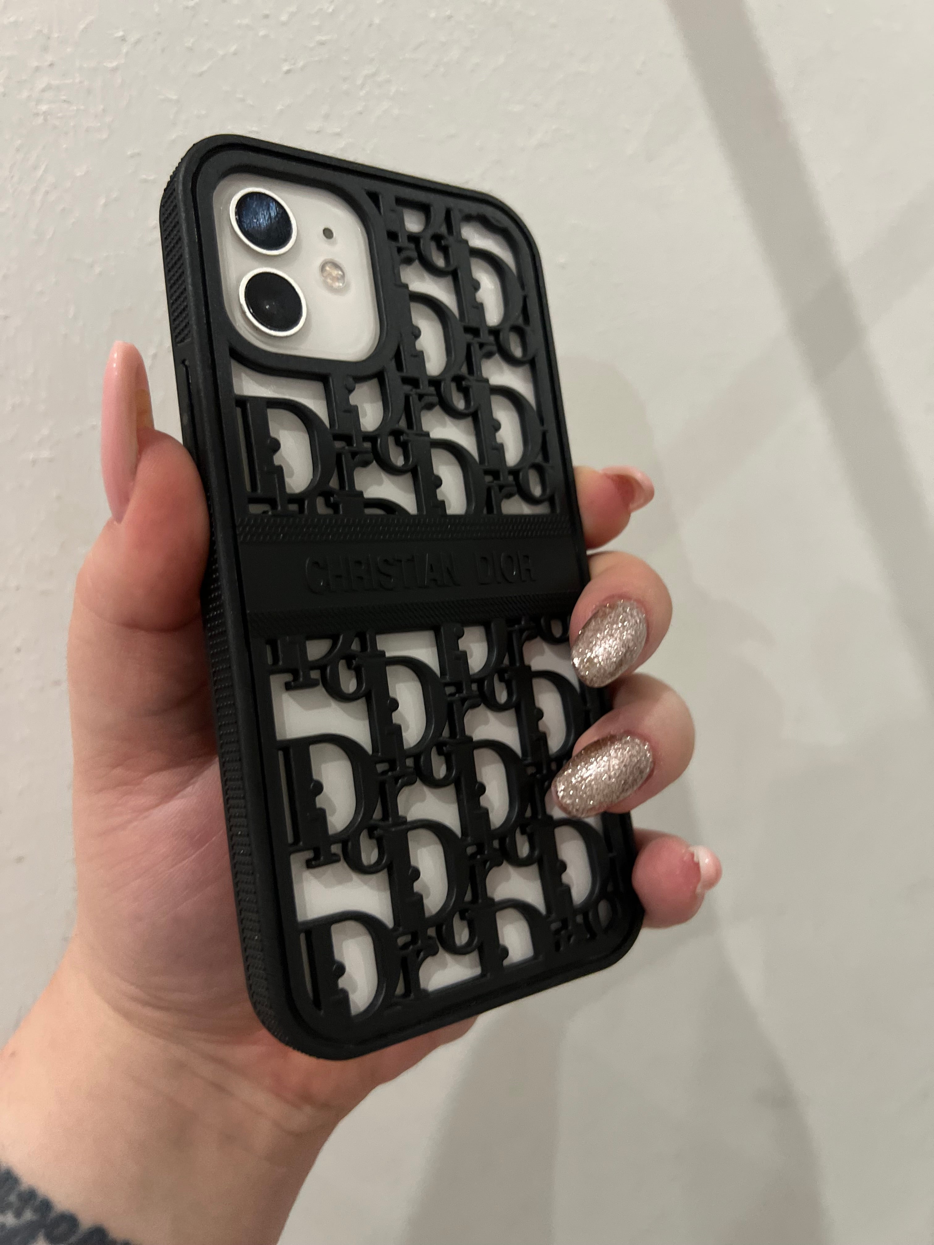 Christian Dior iPhone cover - Black