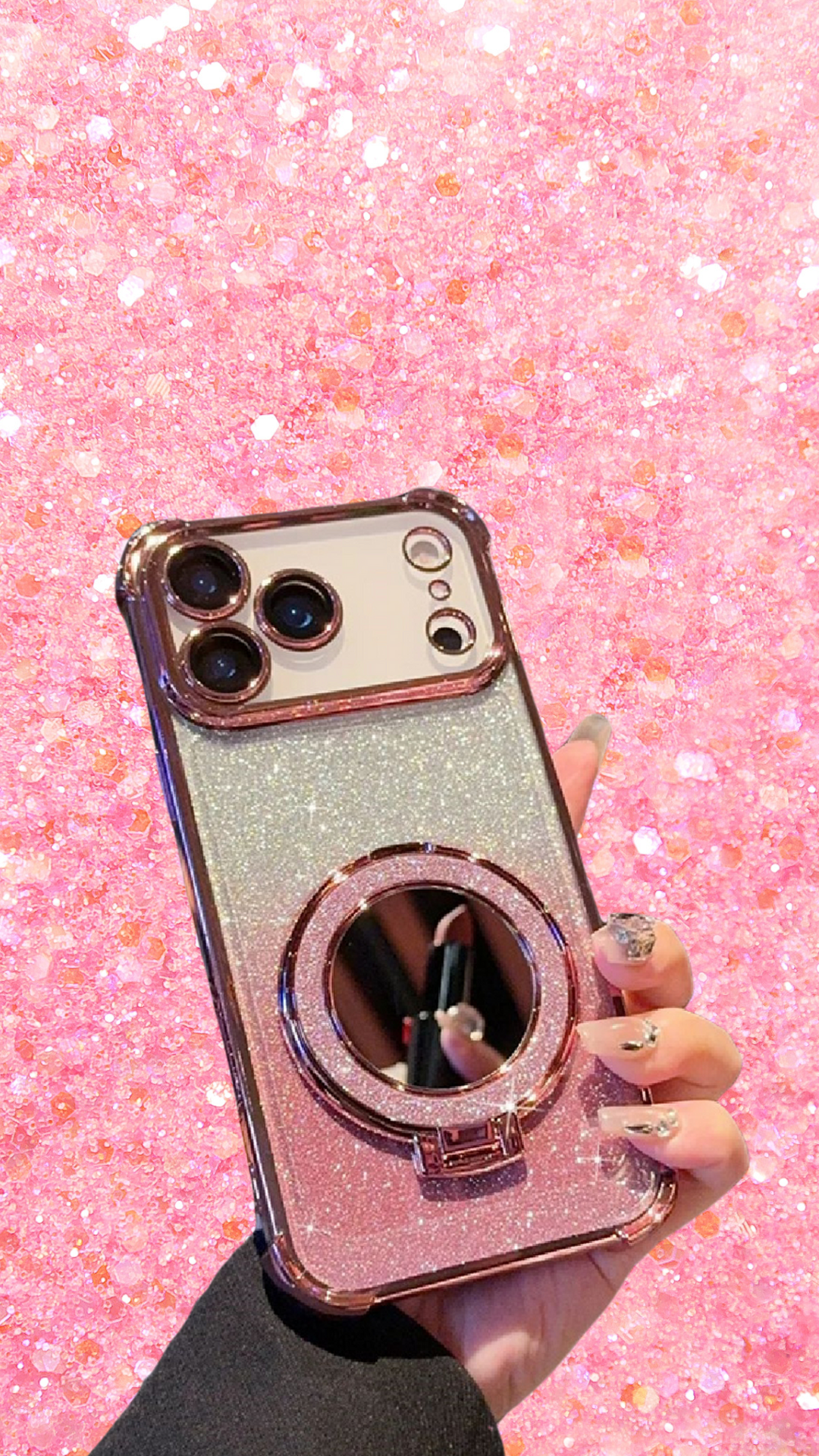 Glow up Covers Pink Sparkle Babe