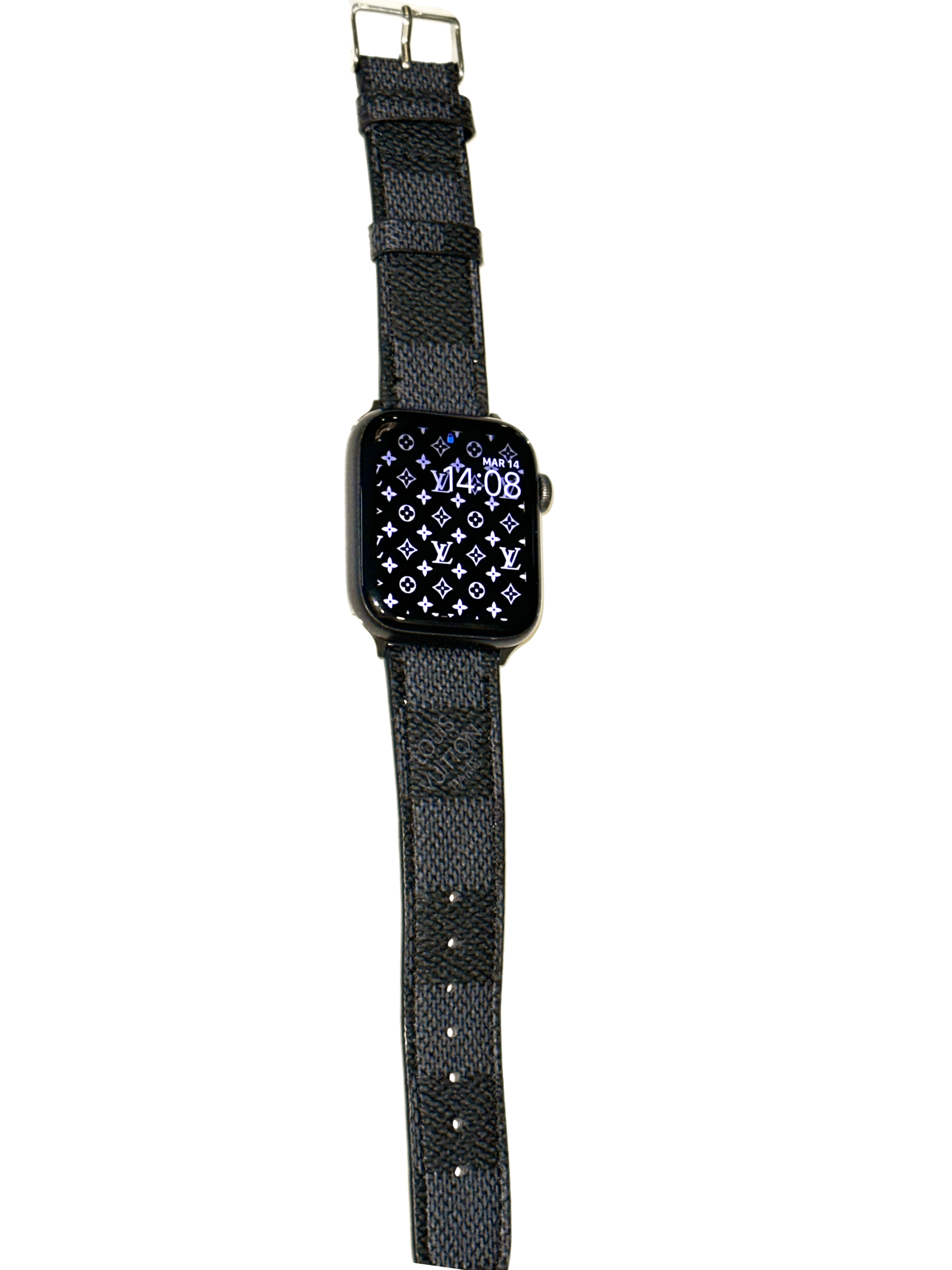 Cinturino Lv 42-44-45-49, scacchi nero