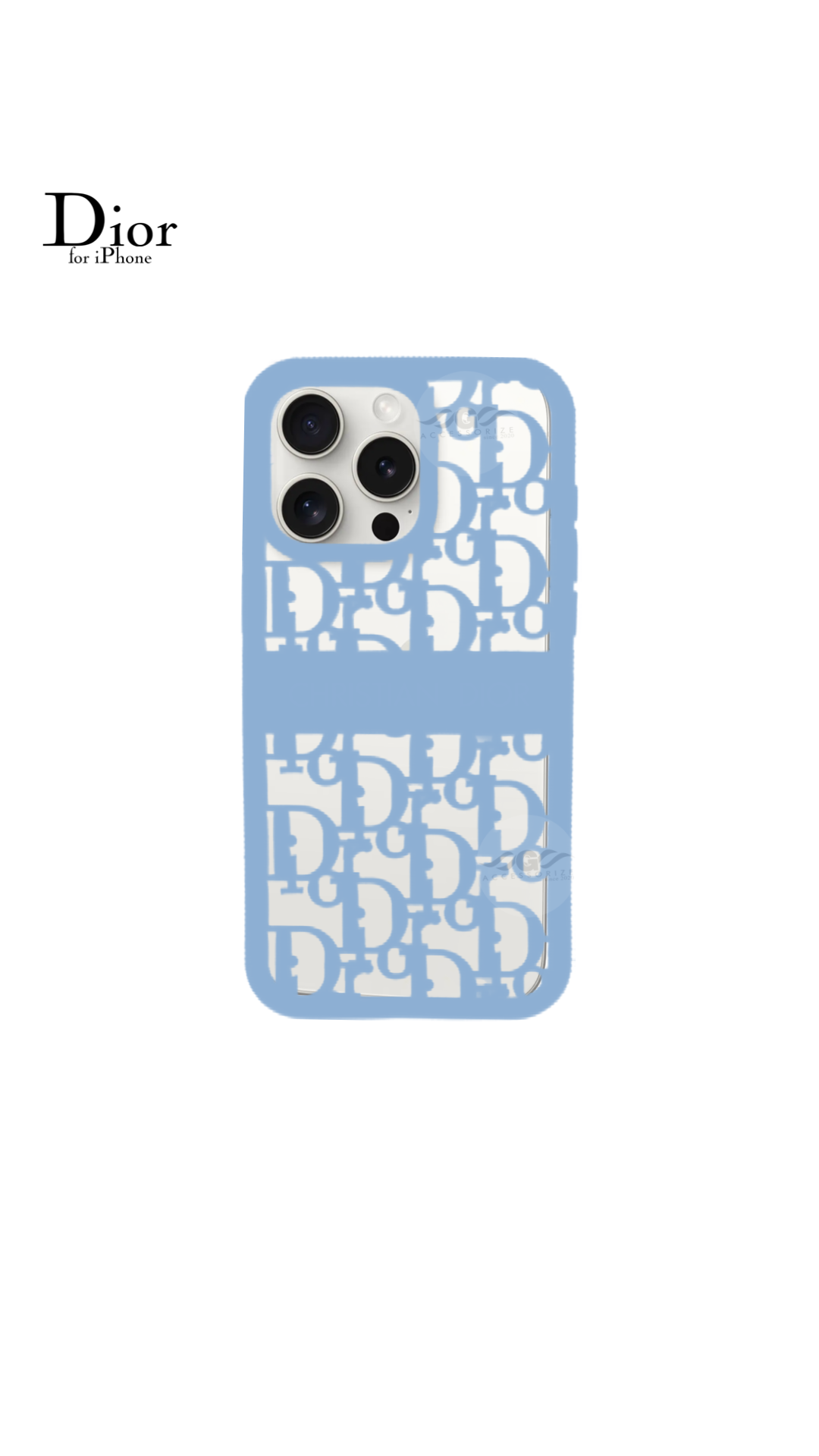 Christian Dior Perforated Cover - Cerulean
