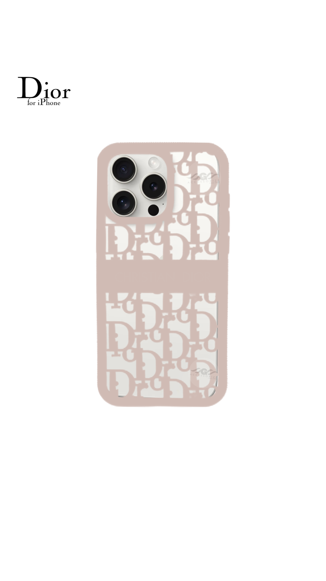 Christian Dior Perforated Cover - Pink
