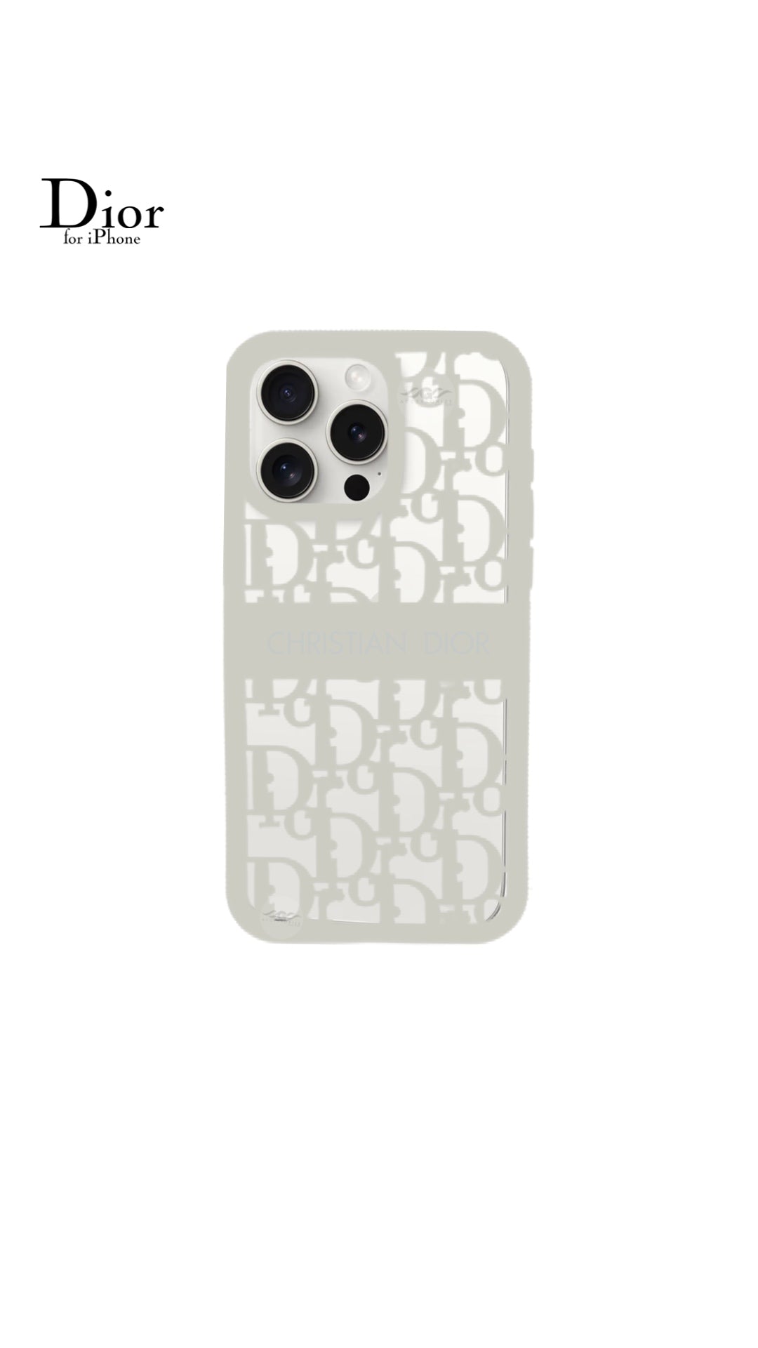 Christian Dior Perforated Cover - creams