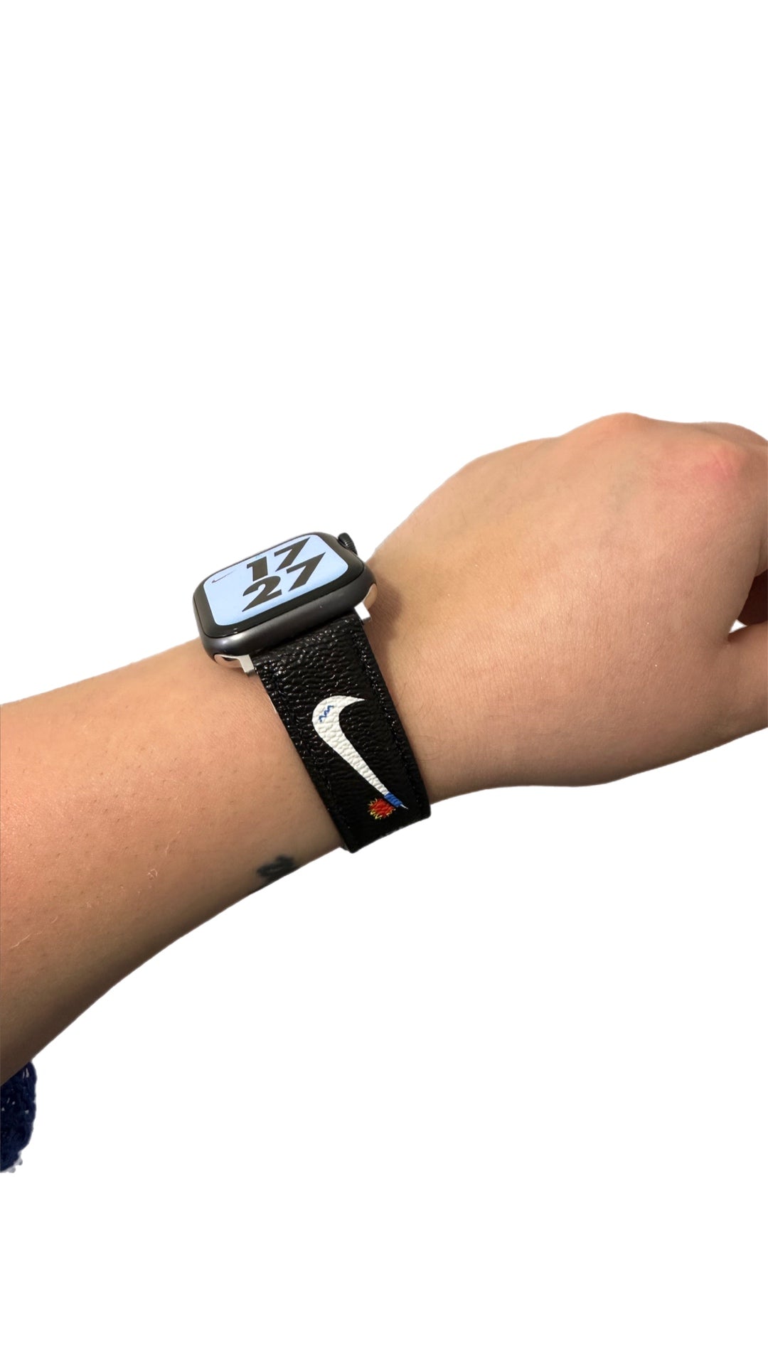 Cinturino Watch Off White black, 42-44-45