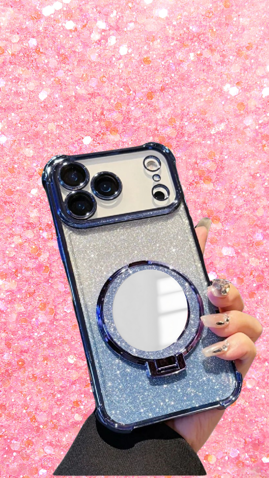 Glow up Covers Sparkle Blue