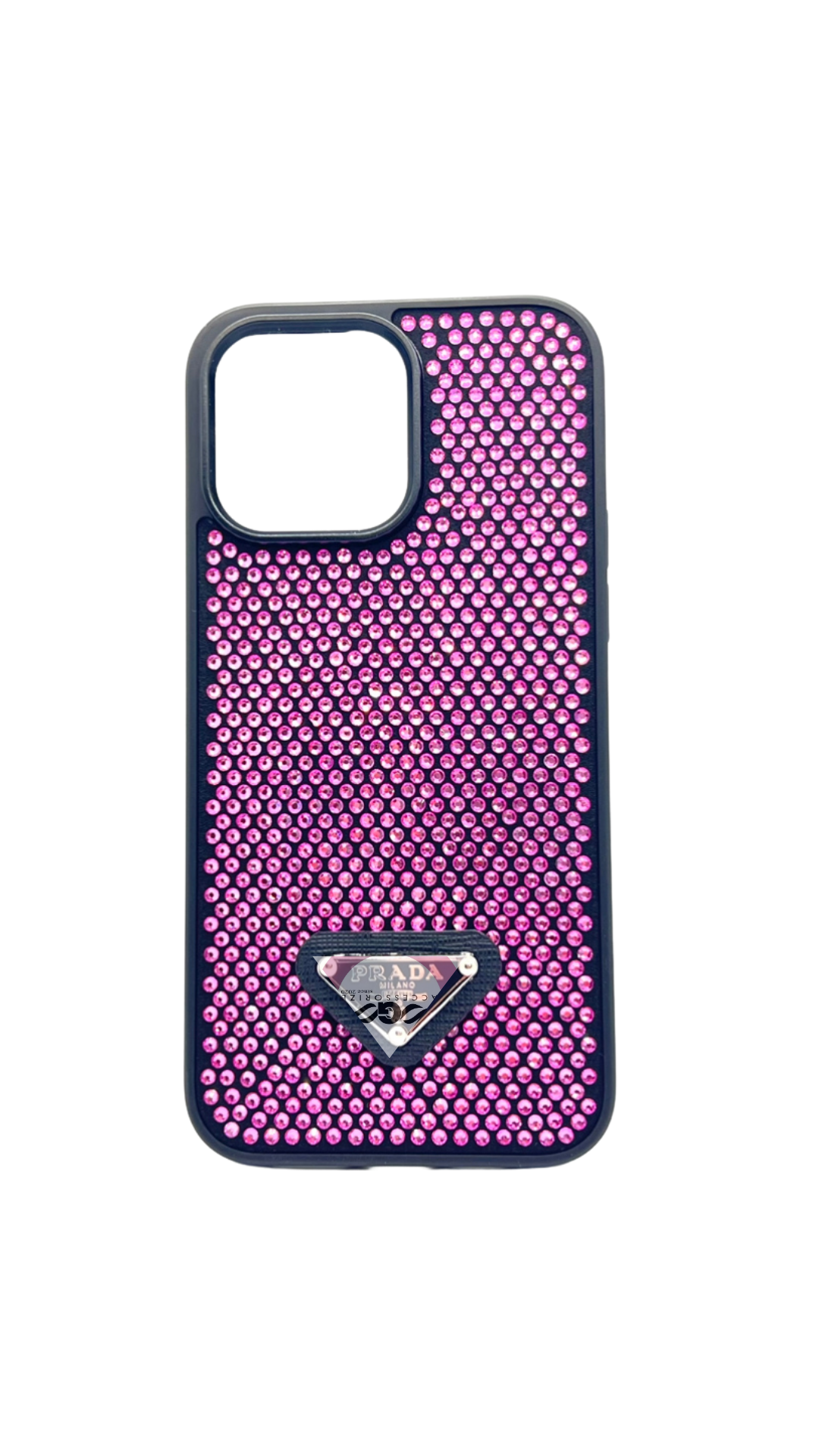 Cover iPhone con Brillantini Fissi – Effetto Glicine Glitter Iconica