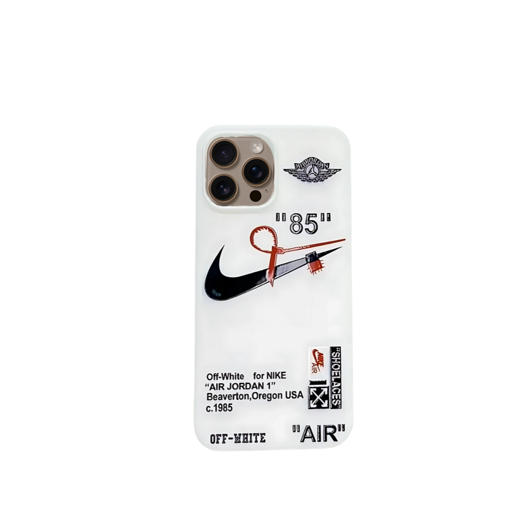 Nike Silicone Hard Case for iPhone - White